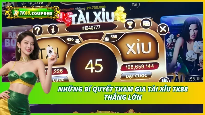 Cách chơi tài xỉu TK88 dễ thắng lớn